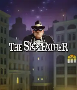 Immerse yourself in the underworld realm of The Slotfather game by Betsoft, featuring a commanding mafia boss posed against a mysterious cityscape. This graphic conveys the dramatic atmosphere of the mob life, with the boss clad in a sharp black suit and fedora. Ideal for players who enjoy mafia stories, providing a gripping gaming experience. 